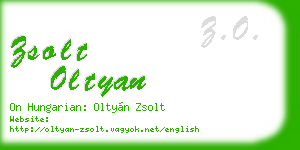 zsolt oltyan business card
